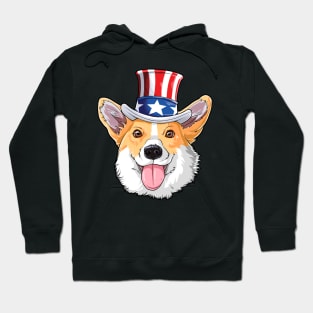 4th Of July Corgi Shirt Hoodie